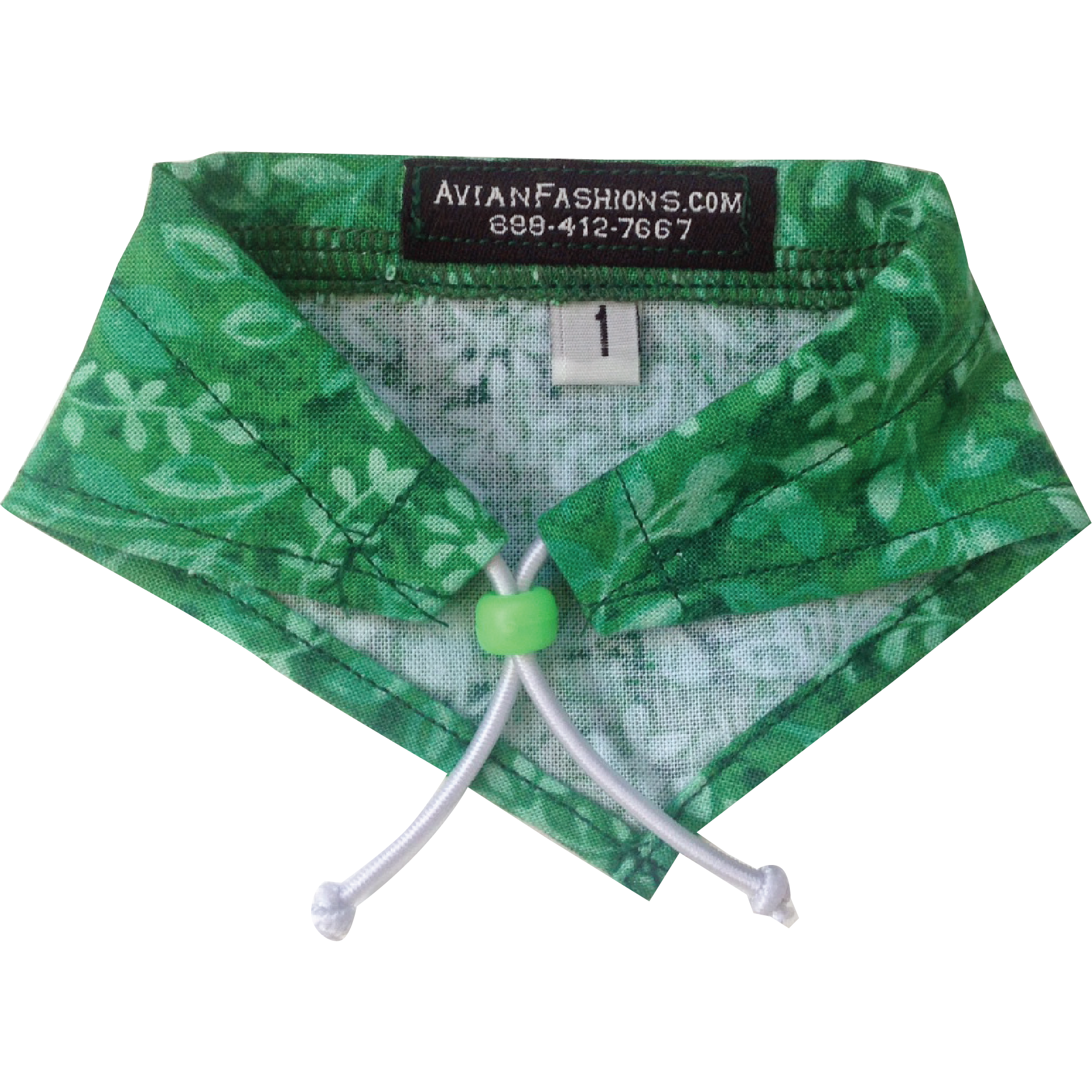 Online Only for 7.98 at Shop - usd Green Bandana Fashions Avian Floral the