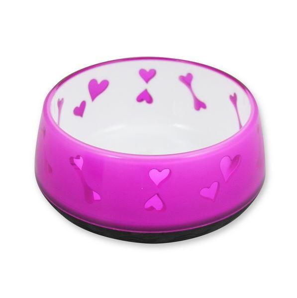 Shop 5.59 Affordable All For Paws Anti Slip Dog Bowl Pink Hearts 3
